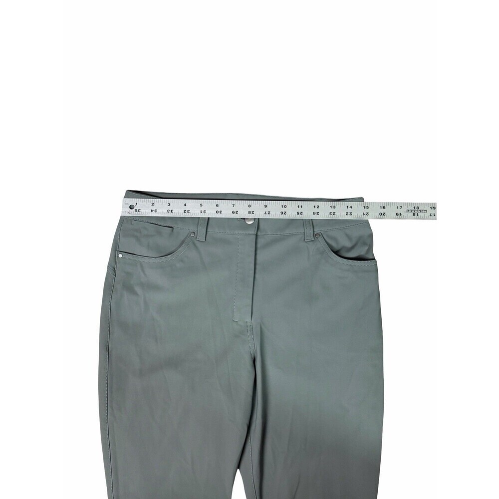 Lululemon City Sleek Slim-Fit 5 Pocket High-Rise Pant Grey Sage Size 30x30 - Picture 5 of 14